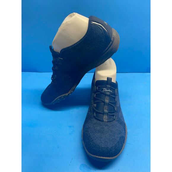 Skechers Women's Relaxed Fit: Breathe-Easy - Opportuknity 23855 Navy Size 8 - Picture 10 of 12